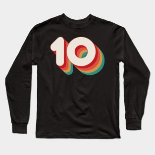 Number 10 Long Sleeve T-Shirt